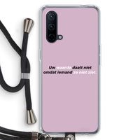 uw waarde daalt niet: OnePlus Nord CE 5G Transparant Hoesje met koord
