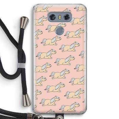 Ponys: LG G6 Transparant Hoesje met koord