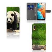 Huawei Y6 (2019) | Telefoonhoesje | Met pasjeshouder | Panda