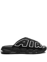 Nike "claquettes Air More Uptempo OG ""Black/White" - Noir