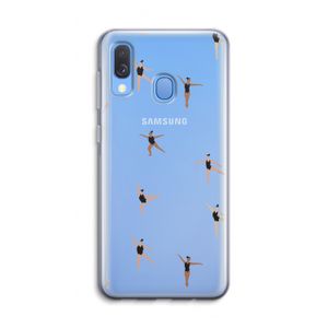 Dancing #1: Samsung Galaxy A40 Transparant Hoesje