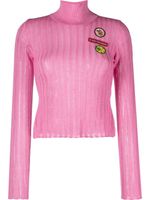CORMIO pull Anna à badge brodé - Rose