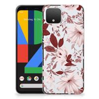 Smartphone hoesje Google Pixel 4 Watercolor Flowers