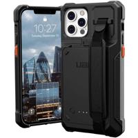 Urban Armor Gear Workflow Battery Case Backcover Apple iPhone 14, iPhone 13 Zwart Geïntegreerde accu, Stootbestendig, Geïntegreerde handgreep voor mobiele