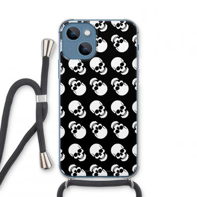 Musketon Skulls: iPhone 13 mini Transparant Hoesje met koord