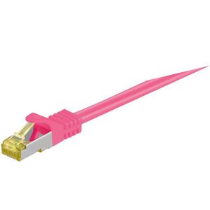 goobay Patchkabel RJ-45 Cat.6a S/FTP (PIMF), met Cat.7 kabel 1 meter