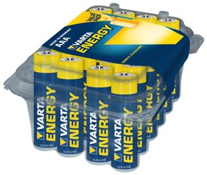 Box met 24 x AAA Varta High Energy alkaline batterijen