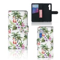 Xiaomi Mi Note 10 Lite | Telefoonhoesje | Met pasjeshouder | Flamingo Palms
