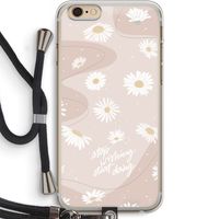Daydreaming becomes reality: iPhone 6 PLUS / 6S PLUS Transparant Hoesje met koord