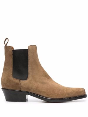 Buttero bottines à talon épais - Tons neutres