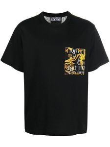 Versace Jeans Couture t-shirt à motif baroque - Noir