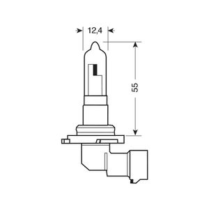 Osram Gloeilamp, verstraler 9005NL