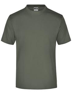 James & Nicholson JN001 Round-T Medium - Olive - XL