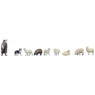 NOCH 35740 N Schapen en herder figuren Geverfd, Staand, Zittend