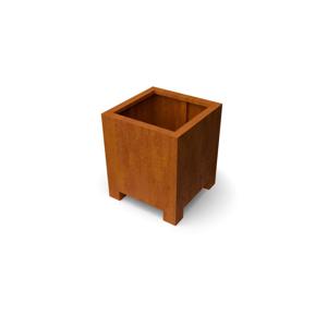 Geroba Geroba vierkante plantenbak op pootjes Artesa LF16 600x600x700mm - Cortenstaal