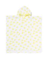 HEMA Kinder Strandponcho 60x60cm Mousseline Vogel (felgeel) HEMA Kinder Strandponcho 60x60cm Mousseline Vogel (felgeel)