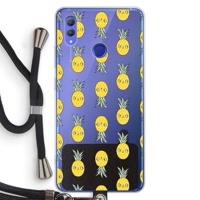 Ananas: Honor Note 10 Transparant Hoesje met koord
