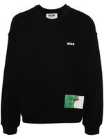 MSGM sweat à imprimé graphique - Noir