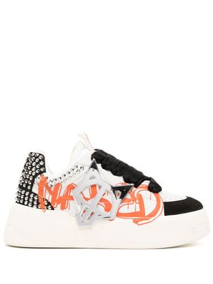 NAKED WOLFE baskets Kosa Graffiti - Blanc