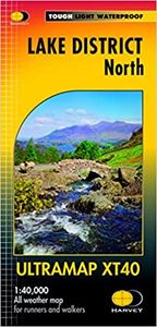 Wandelkaart Lake District Noord | Harvey Maps