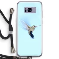 Kolibri: Samsung Galaxy S8 Transparant Hoesje met koord