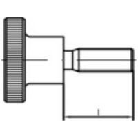 TOOLCRAFT TO-5447874 Kartelbouten M4 25 mm DIN 464 Messing 25 stuk(s)