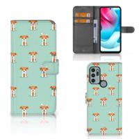 Motorola Moto G60s | Telefoonhoesje | Met pasjeshouder | Pups