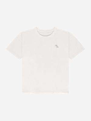 Nik&Nik zomer t-shirt meisjes - off wit, foil - Belle