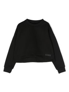 Il Gufo sweat en coton à logo imprimé - Noir