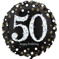 'Ballon verjaardag 50 jaar zwart' kopen? | FOR YOU GIFTS