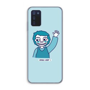 Zwaai: Samsung Galaxy A03s Transparant Hoesje