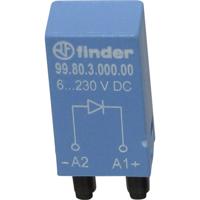 Finder Steekmodule Met vrijloopdiode, Zonder LED 99.80.3.000.00 Geschikt voor model: Finder 94.54.1, Finder 94.84.3, Finder 95.85.3, Finder 95.95.3 1 stuk(s)