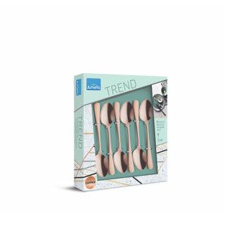 Amefa theelepels copper 6 stuks