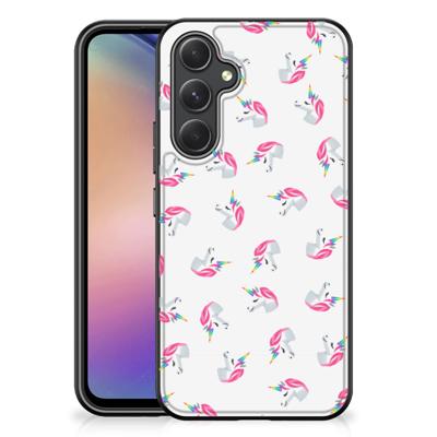 Back Case voor Samsung Galaxy A54 Unicorns