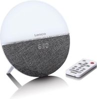 Lenco CRW-4 Klok Digitaal Grijs, Wit - thumbnail