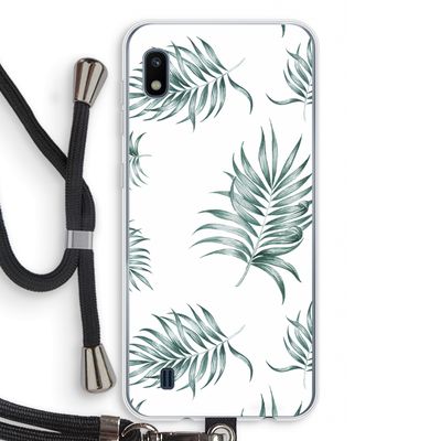 Simple leaves: Samsung Galaxy A10 Transparant Hoesje met koord