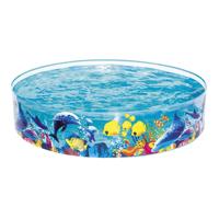 Bestway Stijve Kinderzwembad PVC Marine 183x38 cm +2 Jaar Tuin 55030