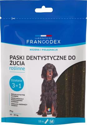 FRANCODEX Dental Strips M - traktatie voor hond - 15