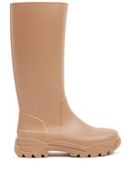 Maison Margiela bottes de pluie Tabi - Marron