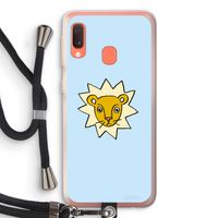 Kleine leeuw: Samsung Galaxy A20e Transparant Hoesje met koord