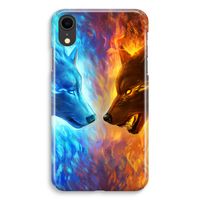 Fire & Ice: iPhone XR Volledig Geprint Hoesje