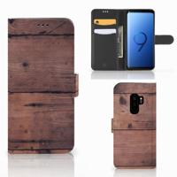 Samsung Galaxy S9 Plus | Book Style Case | Old Wood