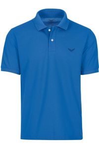 TRIGEMA Comfort Fit Polo shirt Korte mouw blauw