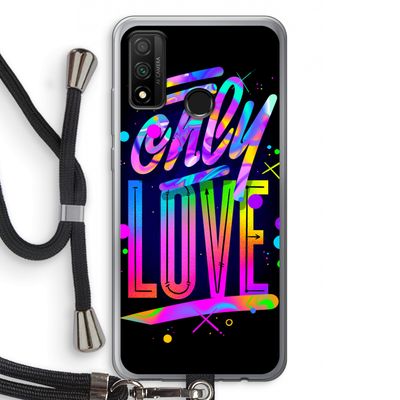 Only Love: Huawei P Smart (2020) Transparant Hoesje met koord
