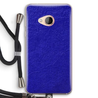 Majorelle Blue: HTC U Play Transparant Hoesje met koord