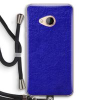 Majorelle Blue: HTC U Play Transparant Hoesje met koord