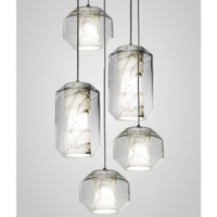 Lee Broom Chamber Chandelier 5 piece Hanglamp - Wit - thumbnail