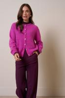 Bibi mohair cardigan - orchid - 13136