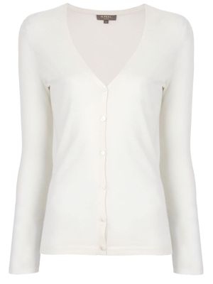 N.Peal cardigan en cachemire - Blanc