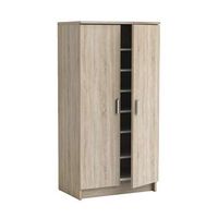 Schoenenkast Cabinet - eikenkleur - 108,4x54,6x35,3 cm - Leen Bakker - thumbnail